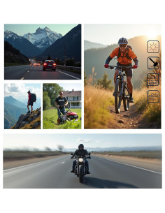 Gafas de Sol de Seguridad Antiempañante Marrón con Lentes Humo 2