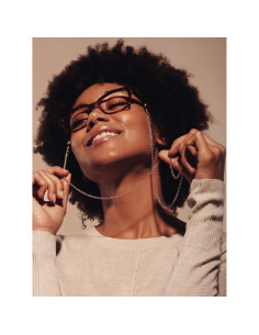 Cadena de Gafas para Mujeres - Cristal Natural 71.88 cm 2