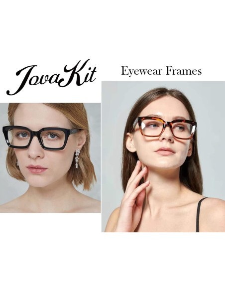 Gafas JOVAKIT Cuadradas Unisex Ultra-Ligeras 50mm Gafas JOVAKIT Cuadradas Unisex Ultra-Ligeras 50mm
