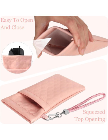 Estuche Doble para Gafas RayLove Rosa con Correa