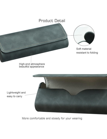 Estuche Duro VisionGlobal para Gafas Universal Gris Estuche Duro VisionGlobal para Gafas Universal Gris