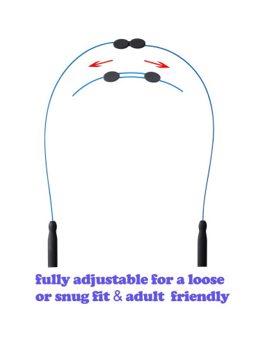 Correa Ajustable para Gafas Omnful 3pcs Azul 50,8 cm