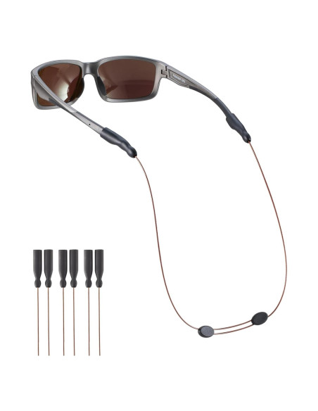 Correa Ajustable para Gafas Omnful 3pcs Marrón 50.8cm Correa Ajustable para Gafas Omnful 3pcs Marrón 50.8cm