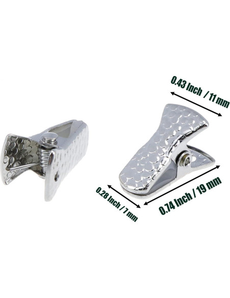 Clips de Cadena de Joyería Chinflly 20 PCS Plata Clips de Cadena de Joyería Chinflly 20 PCS Plata
