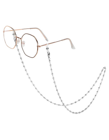 Cadena de Gafas de Acero Inoxidable Hecha a Mano 75 cm