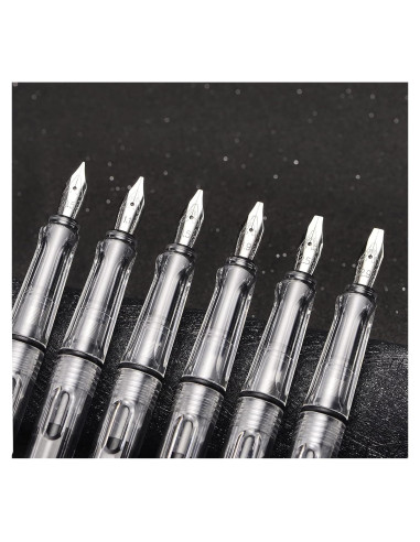 Conjunto de Plumas de Caligrafía Lanxivi 6 Tamaños Punta Ancha