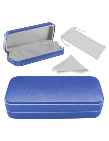 Funda de Gafas Dura PU CAYP2024-01 con Paño de Limpieza Funda de Gafas Dura PU CAYP2024-01 con Paño de Limpieza