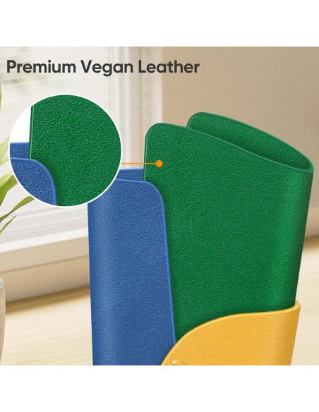 Soporte para Gafas Fintie - Estuche de Cuero Vegano Amarillo Soporte para Gafas Fintie - Estuche de Cuero Vegano Amarillo