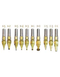 Conjunto de 10 Puntas de Pluma Speedball 30710 para Caligrafía