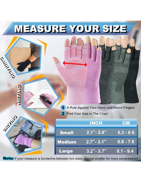Guantes de Compresión Kecartu para Artritis - 2 Pares Guantes de Compresión Kecartu para Artritis - 2 Pares