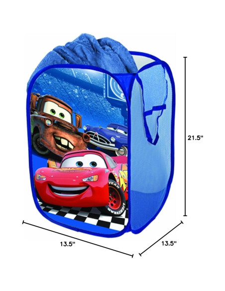 Canasta Plegable Cars Idea Nuova 54x54x46 cm Azul Canasta Plegable Cars Idea Nuova 54x54x46 cm Azul