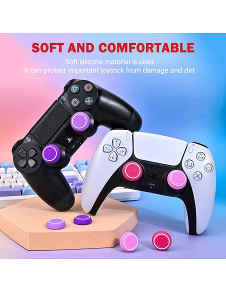 Tapas de Agarre Rosa DLseego para Controladores Xbox y PS5 Tapas de Agarre Rosa DLseego para Controladores Xbox y PS5