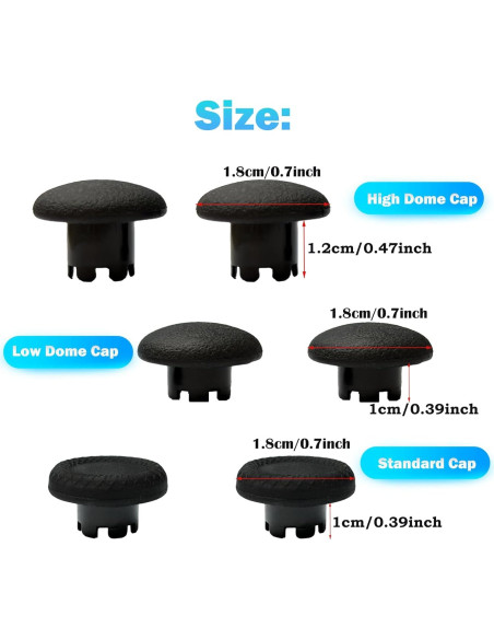 Tacos de Pulgar Peixiong para Controlador PS5 Edge - Negro Tacos de Pulgar Peixiong para Controlador PS5 Edge - Negro