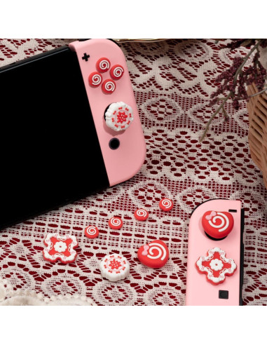Tapas de Botones D-Pad PERFECTSIGHT para Nintendo Switch