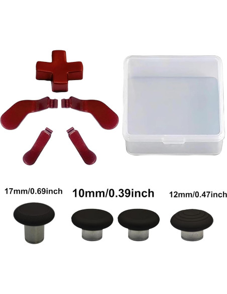 Kit 9 en 1 Accesorios Xbox Elite Series 2 Rojo Kit 9 en 1 Accesorios Xbox Elite Series 2 Rojo
