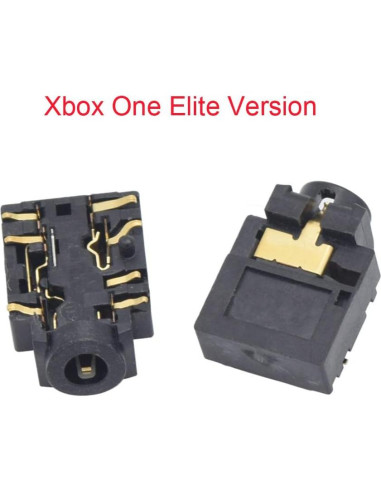 Paquete de 2 conectores de auriculares 3.5mm Onyehn para Xbox One Elite