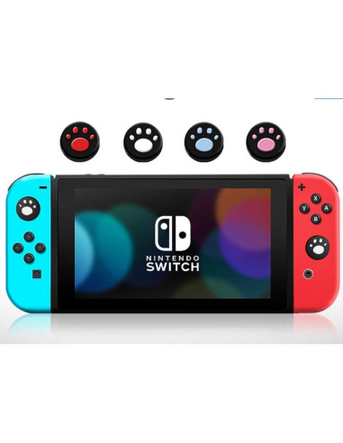Cubierta de Silicona para Joy-Con Nintendo Switch Verde-Rosa
