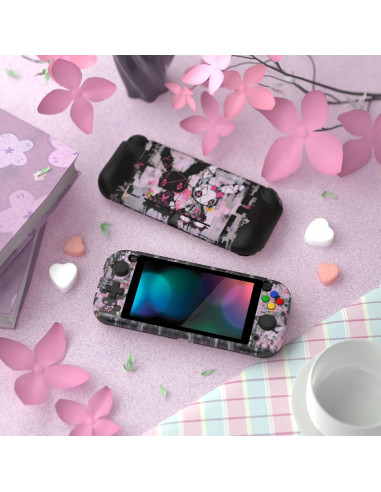 Funda Protectora PlayVital para Nintendo Switch Lite - Conejito Punky