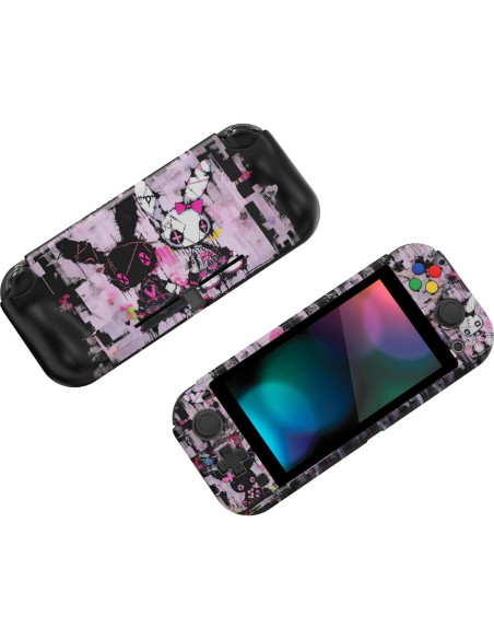 Funda Protectora PlayVital para Nintendo Switch Lite - Conejito Punky Funda Protectora PlayVital para Nintendo Switch Lite - Conejito Punky