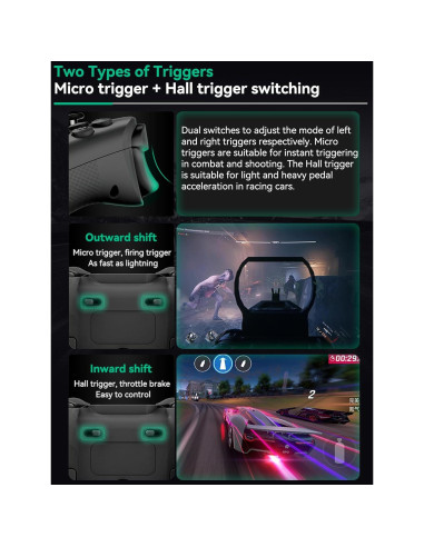 Controlador de Juego Inalámbrico Megadream Q15 para Móviles