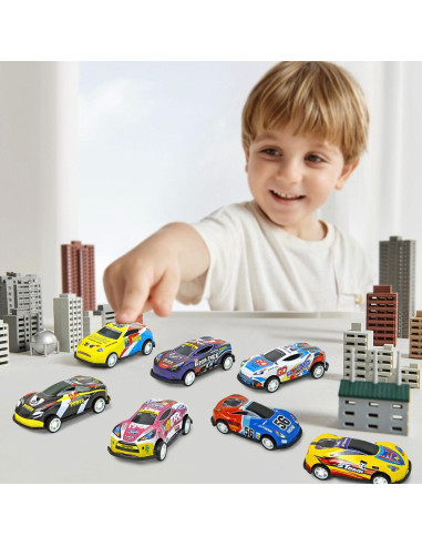 Mini Coches de Carreras Vileafy 30 Piezas para Niños