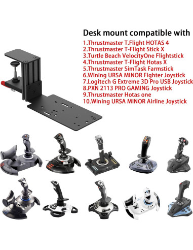 Soporte de Escritorio para Joystick Buj - Compatible con Varios Modelos