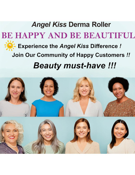 Derma Roller Angel Kiss 0.30mm 192 Agujas Acero Inoxidable Derma Roller Angel Kiss 0.30mm 192 Agujas Acero Inoxidable