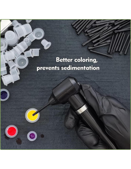 Kit Mezclador de Tinta para Tatuajes Rayyl 101 Piezas Kit Mezclador de Tinta para Tatuajes Rayyl 101 Piezas
