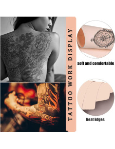 Piel de Práctica para Tatuaje SOTICA 12 Piezas 19.3x13.7cm 2