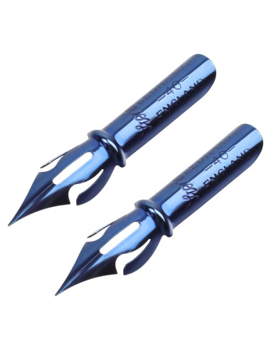 Set de 2 Plumas de Cómic Mewutal Punta Afilada 0.3mm Azul