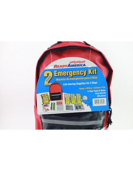 Kit de Emergencia Ready America 70280 para 2 Personas Kit de Emergencia Ready America 70280 para 2 Personas