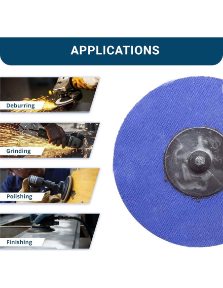 Discos de Lijado 7.62 cm Benchmark Abrasives 60 Grano - Paquete 25 Discos de Lijado 7.62 cm Benchmark Abrasives 60 Grano - Paquete 25