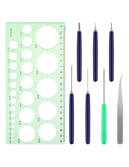 Kit de Herramientas de Quilling Bewudy - 8 Piezas, Variados Kit de Herramientas de Quilling Bewudy - 8 Piezas, Variados