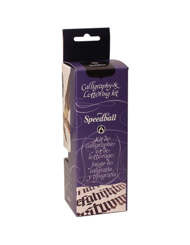 Juego de Caligrafía Speedball 5 Piezas con Tinta 59ml
