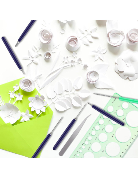 Kit de Herramientas de Quilling Bewudy - 8 Piezas, Variados Kit de Herramientas de Quilling Bewudy - 8 Piezas, Variados
