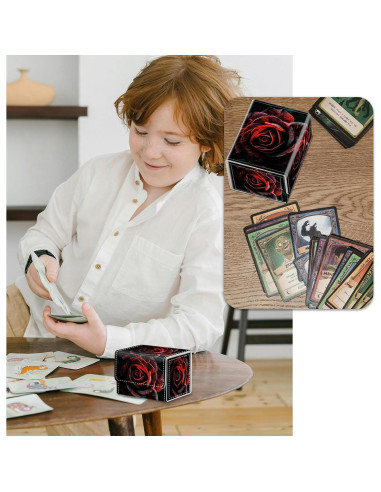 Caja de Cartas Magnética RMJKXQZG para 200 Cartas