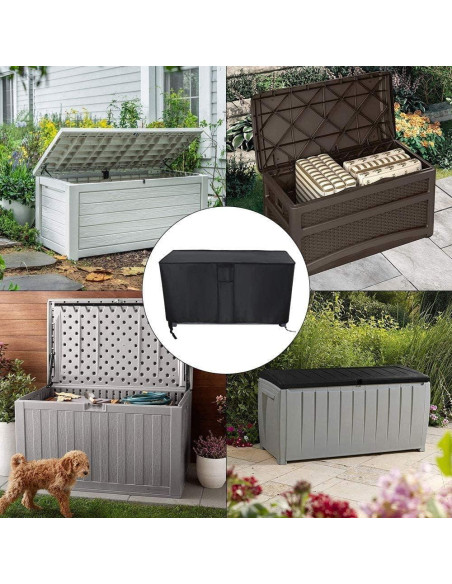 Cubierta de Caja de Deck Kingling 129x71x63 cm Impermeable Cubierta de Caja de Deck Kingling 129x71x63 cm Impermeable