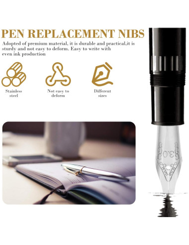 NUOBESTY 30 Puntas de Repuesto para Plumas Fuente Caligrafía