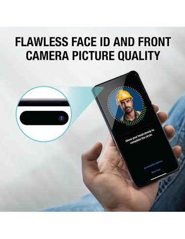 Protector de Pantalla DEWALT para iPhone 16 Pro - Vidrio Templado