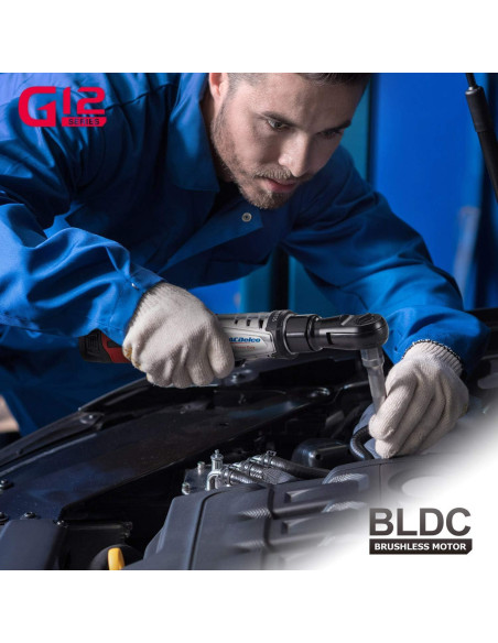 Llave de Carraca Inalámbrica ACDelco ARW1210-3P 12V 88.5 Nm Llave de Carraca Inalámbrica ACDelco ARW1210-3P 12V 88.5 Nm