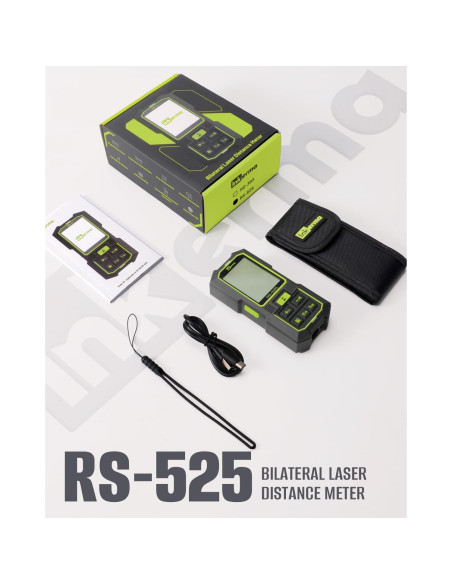Medidor de Distancia Láser Inkerma RS-525 160m Recargable Medidor de Distancia Láser Inkerma RS-525 160m Recargable