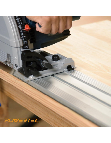 Conjunto Conectores Rail de Guía POWERTEC 71358 - 2 Piezas Conjunto Conectores Rail de Guía POWERTEC 71358 - 2 Piezas