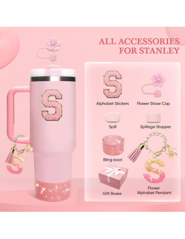 Accesorios Rosados Miglaja para Stanley Cup 30/40 oz