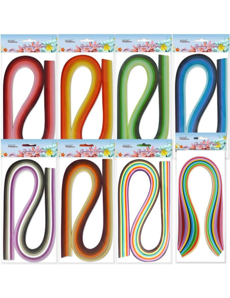 Kit de Quilling de Papel JUYA Azul 960 Tiras 3mm con Pegamento Kit de Quilling de Papel JUYA Azul 960 Tiras 3mm con Pegamento