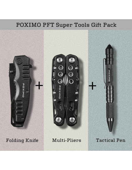 Juego de Regalo POXIMO PFT 3 en 1 Herramientas para Hombres Juego de Regalo POXIMO PFT 3 en 1 Herramientas para Hombres