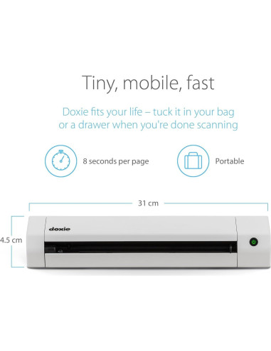 Escáner Doxie Go SE Portátil con Batería y Software