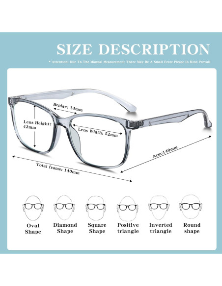 Gafas bloqueadoras luz azul - 3 Paquetes Unisex - Anti-fatiga Gafas bloqueadoras luz azul - 3 Paquetes Unisex - Anti-fatiga