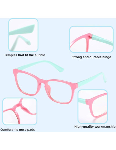 Gafas Bloqueadoras de Luz Azul Cheers Devices para Niños 6-12 Años