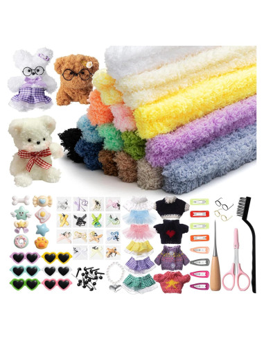 Kit de Manualidades VitalCozy 94 Piezas Limpiapipas 1m