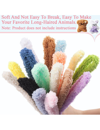 Kit de Manualidades VitalCozy 94 Piezas Limpiapipas 1m